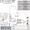 Bristan Kingsbury Easyfit Sink Mixer Tap Spares